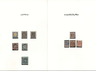 Germany Local Post, Private City Mail, Small Stock of Valuable stamps