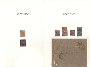 Germany Local Post, Private City Mail, Small Stock of Valuable stamps