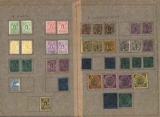 Germany Local Post, Private City Mail, Small Stock of Valuable stamps