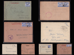 Field Post Feldpost, Stock of Valuable and Rare Postcards and Covers
