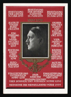 1939 (20 Apr) Reich Protectorate, Third Reich, Germany, Postcard (Special Cancellation)