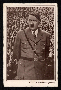 1937 (12 Sep) Hitler, German Propaganda, Third Reich, Germany, Postcard (Special Cancellation)