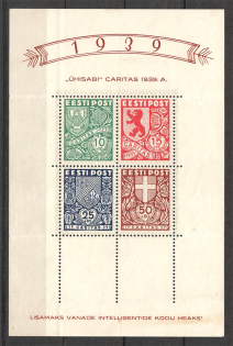 1939 Estonia Block (CV $130)