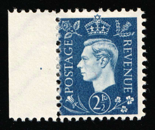 2,5d Anti-British Propaganda, King George VI, German Propaganda Forgery (Mi. 7, Margin, CV $110)
