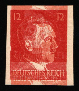 12pf Anti-German Propaganda, American Propaganda Forgery of Hitler Issue (Mi. 16 UDD, MNH)
