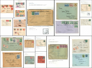 1921-38 Czechoslovakia, Stock of Covers