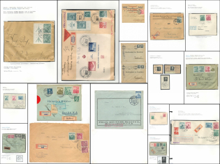 1937-38 Czechoslovakia, Stock of Covers