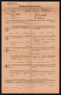 1921 Kassel, Postal Delivery Document to the Prussian Government, Nazi Germany