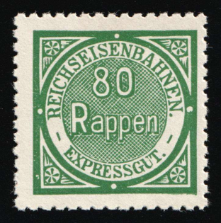 80r Reich Railways Express Goods, Mail Seal Label, Germany (MNH)