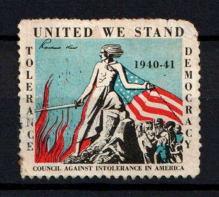 1940-41 'United We Stand', Council Against Intolerance In America, United States