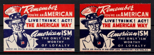 'The American Way', United States, American Propaganda (MNH)
