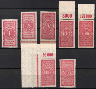 German Customs Area, Statistical Fee, Revenues, Germany (MNH)