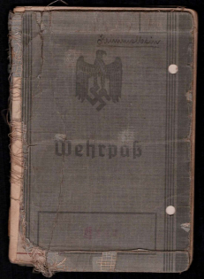 1937 Service Card Army, Nazi Germany