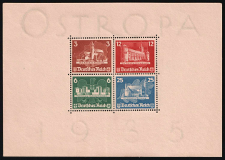 1933 Third Reich, Germany, Souvenir Sheet (Mi. Bl. 3, CV $1,430)