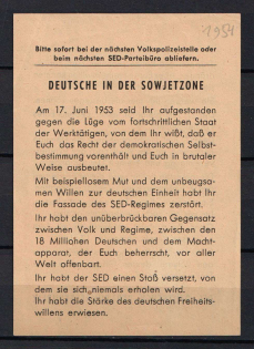 Anti-Communist, Anti-Bolshevism Propaganda, Germany, Pamphlet (Flyer)