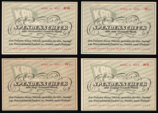 German Communist Party (KPD), Germany, Donation Cheсks