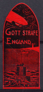 'God Punish England!', WWI, Fleet, Navy, Germany, Anti-British Propaganda