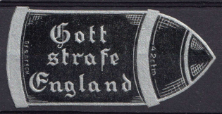 'God Punish England!', WWI, Germany, Anti-British Propaganda