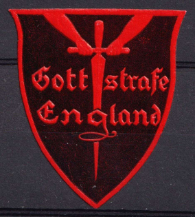 1915 'God Punish England!', WWI, Germany, Anti-British Propaganda