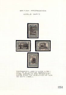 1915 'Remember Lusitania', WWI, Fleet, Navy, Zeppelin, Great Britain, Anti-German Propaganda