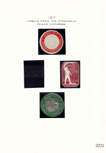 1917 International Peace Congress in Stockholm, PAX, Sweden, Peace Propaganda