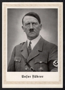 1940 (10 May) 'Under the Fuhrer', Signing of the German-French Armistice, Third Reich, Germany, Rare Postcard from Kelmis with Commemorative Compiegne and Wiesbaden Postmark