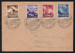 1940 (11 Sept) Third Reich, Germany, Registered Cover from Harburg to Chemnitz with Commemorative Postmark