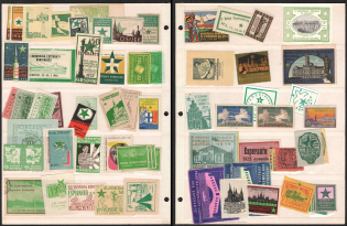 Esperanto, Stock of Cinderellas, Non-Postal Stamps, Labels, Advertising, Charity, Propaganda