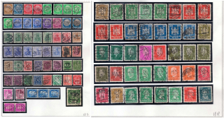 Weimar Republic, Third Reich, Germany, Stock (Perfins, Cancellations)