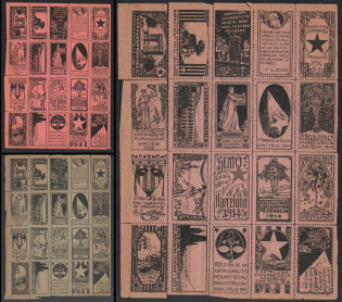 1914 'Catalan Esperantist', Barcelona, Esperanto, Very Rare Sheets (MNH)