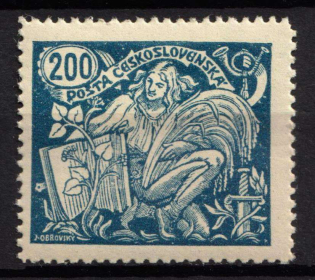 1923 Czechoslovakia (Mi. 203 II, CV $30)