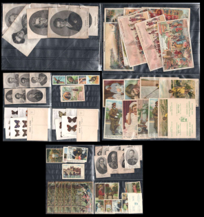 Europe, Stock of Cinderellas, Postcards