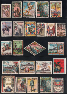 Army Military Units Battalions, World Wars, Rare Cinderellas