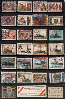 Army Military Units Battalions, World Wars, Rare Cinderellas