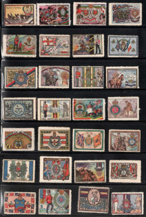 Army Military Units Battalions, World Wars, Rare Cinderellas