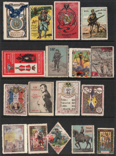 Army Military Units Battalions, World Wars, Rare Cinderellas