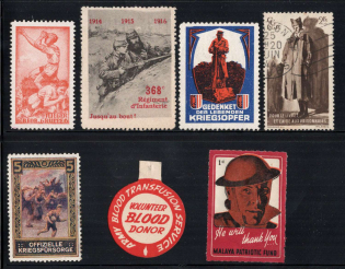 Army Military Units Battalions, World Wars, Rare Cinderellas