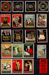 Germany, Stock of Cinderellas, Non-Postal, Labels