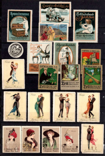 Germany, Stock of Cinderellas, Non-Postal, Labels