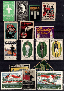 Germany, Stock of Cinderellas, Non-Postal, Labels