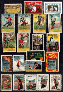 Germany, Stock of Cinderellas, Non-Postal, Labels