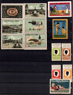 Germany, Stock of Cinderellas, Non-Postal, Labels