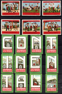 Germany, Stock of Cinderellas, Non-Postal, Labels