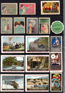 Germany, Stock of Cinderellas, Non-Postal, Labels