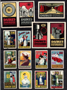 Germany, Stock of Cinderellas, Non-Postal, Labels