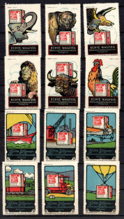 Germany, Stock of Cinderellas, Non-Postal, Labels