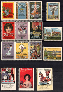 Germany, Stock of Cinderellas, Non-Postal, Labels