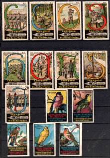 Germany, Stock of Cinderellas, Non-Postal, Labels