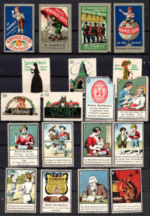 Germany, Stock of Cinderellas, Non-Postal, Labels