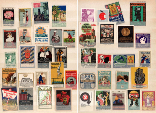 Germany, Collection of Cinderellas, Non-Postal, Labels